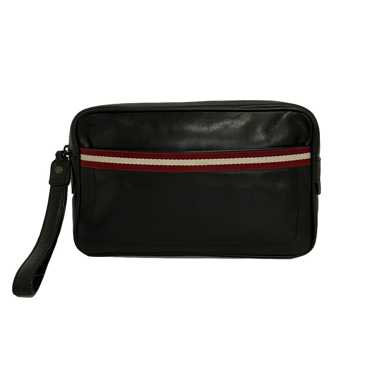 BALLY(バリー) セカンドバッグ - ダークブラウン×ボルドー×アイボリー レザー