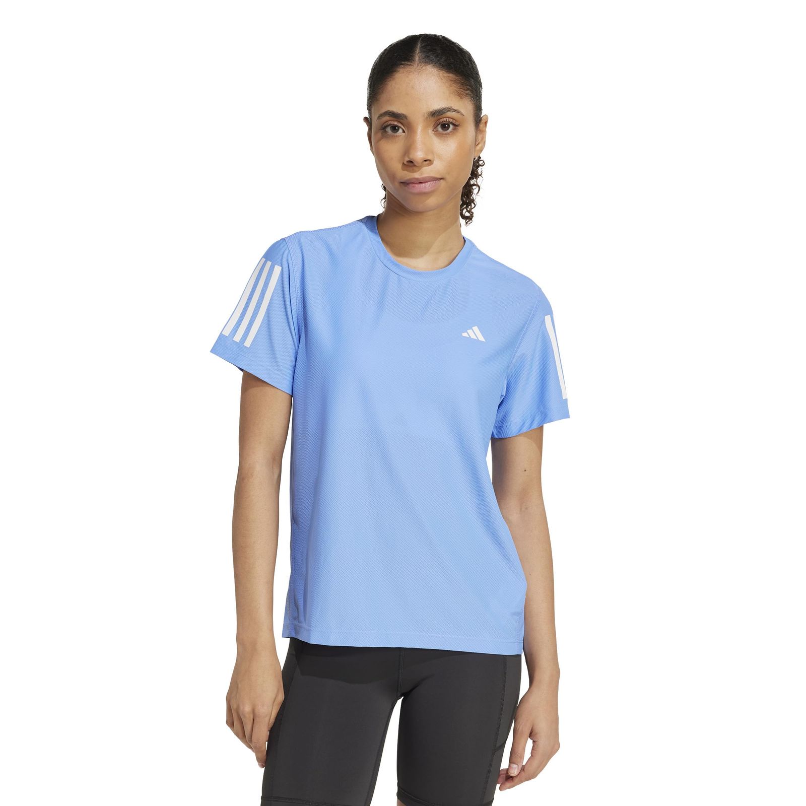 [アディダス] ランニング 半袖 Tシャツ オウン ザ ラン Tシャツ レディース IKM84 ブルーフュージョン (JW9673) M [ブルーフュージョン (JW9673)] [Free Size]