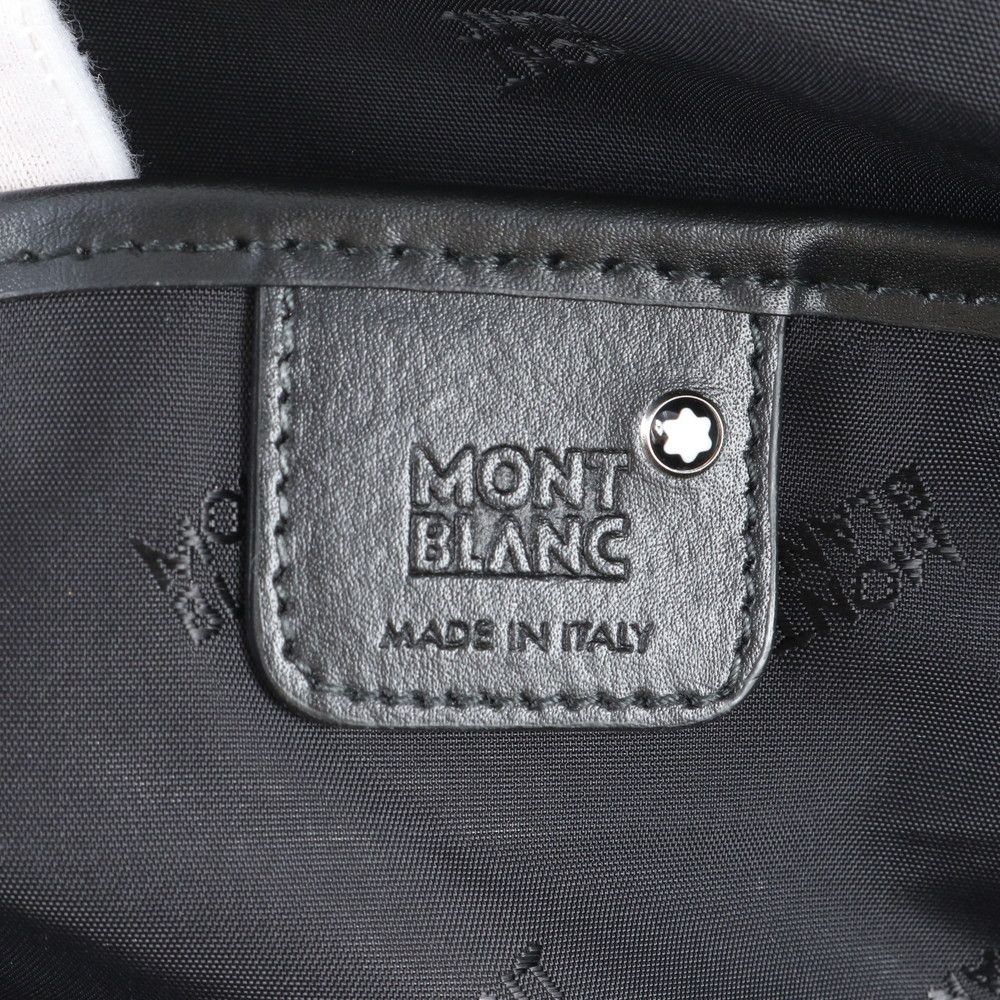 MONTBLANC モンブラン レザー キャンバス ビジネス バッグ 書類鞄