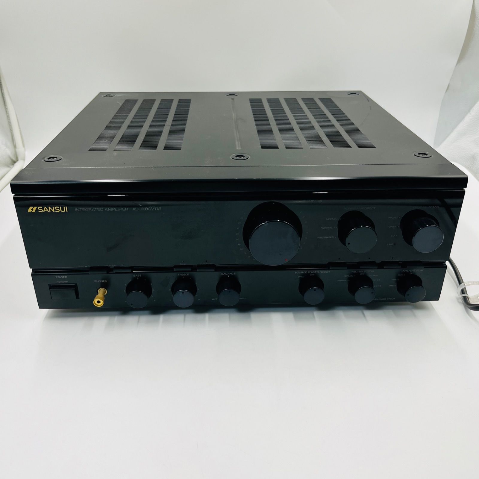 SANSUI AU-607Integrated Amplifier ジャンク品 ジャンク品】SANSUI/INTEGRATED AMPLIFIER/AU-α607DR/通電のみ確認