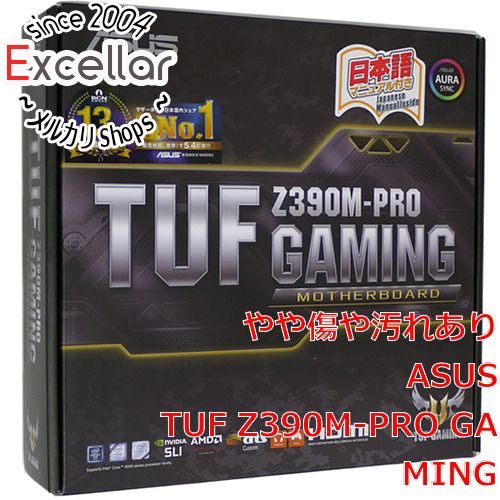 [bn:13] ASUS製　MicroATXマザーボード　TUF Z390M-PRO GAMING　LGA1151 元箱あり