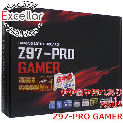 [bn:7] ASUS製　ATXマザーボード　Z97-PRO GAMER　LGA1150 元箱あり