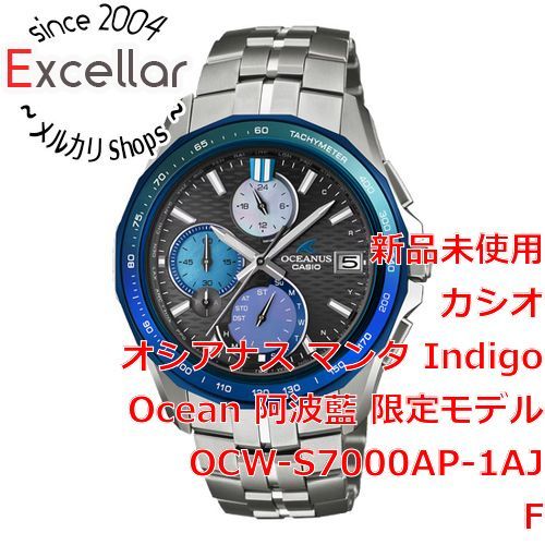 [bn:13] CASIO　腕時計 オシアナス マンタ Indigo Ocean 阿波藍 限定モデル　OCW-S7000AP-1AJF