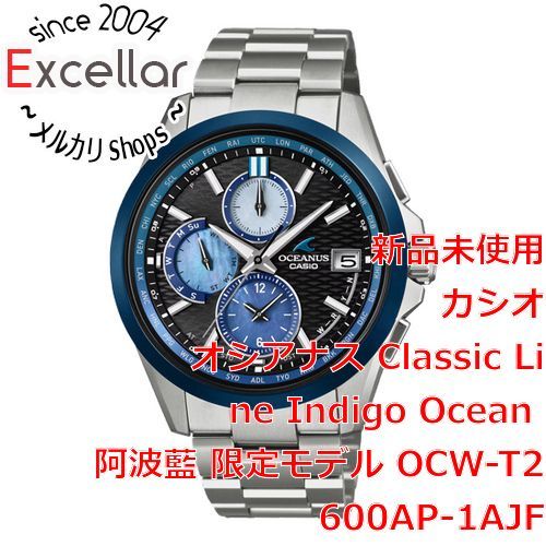 [bn:12] CASIO　腕時計 オシアナス Classic Line Indigo Ocean 阿波藍 限定モデル　OCW-T2600AP-1AJF
