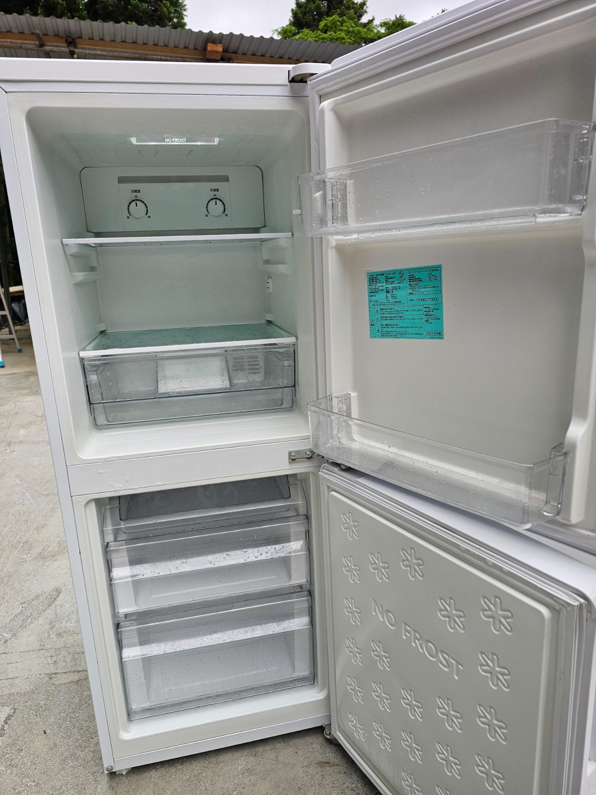 3ヶ月保証・福岡限定発送無料】Haier 2ドア冷蔵庫 148L 2018年製 JR