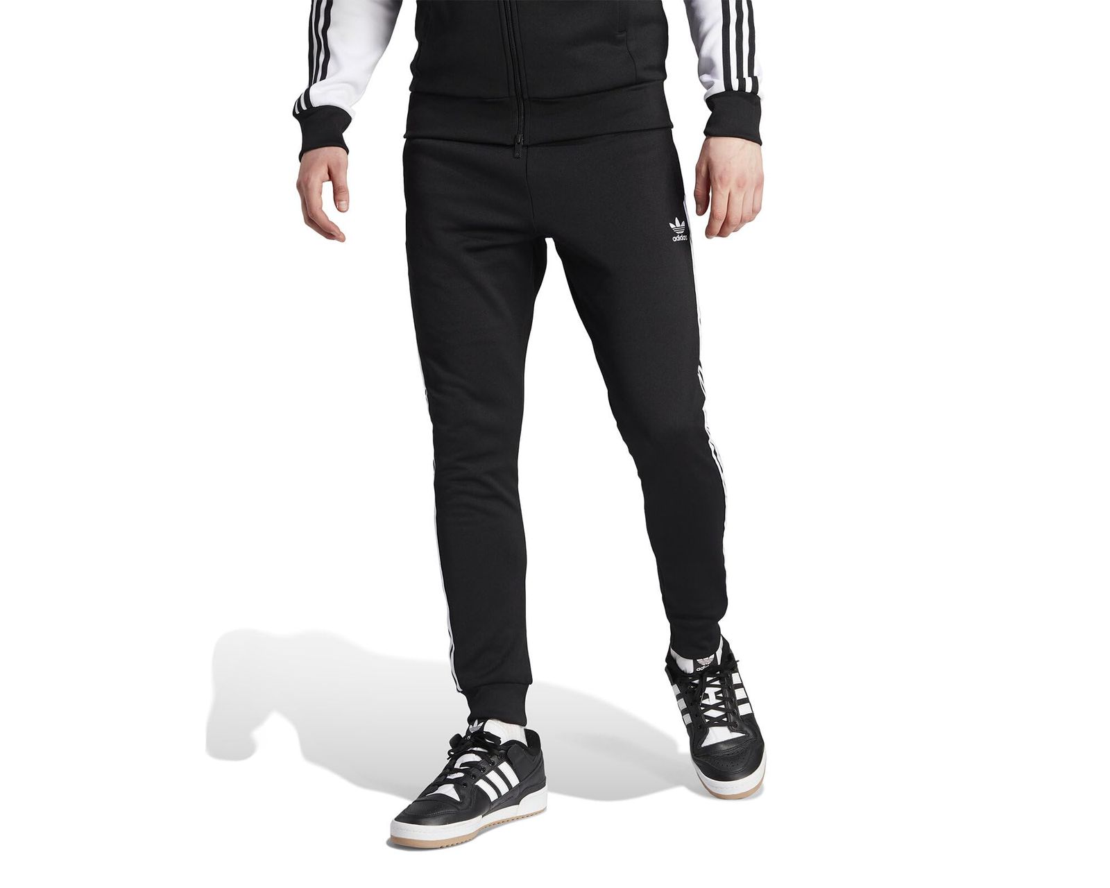 adidas(アディダス) アディカラー クラシックス SST トラックパンツ スリムフィット ブラック (XL)