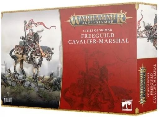 【中古】ミニチュアゲーム シティ・オヴ・シグマー： フリーギルド・キャヴァリア・マーシャル 「ウォーハンマー エイジ・オヴ・シグマー」 (Cities of Sigmar： Freeguild Cavalier Marshal) [86-05]