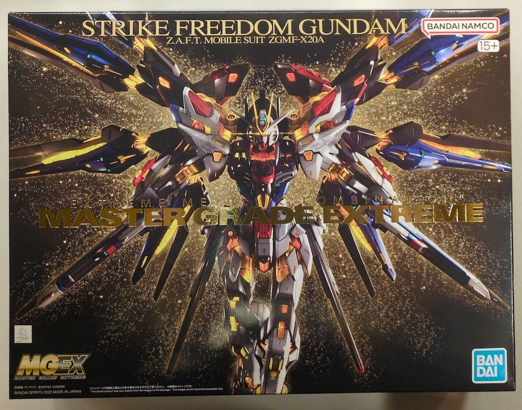 BANDAI SPIRITS MGEX 1/100 機動戦士ガンダムSEED DESTINY ストライクフリーダムガンダム/15+表記