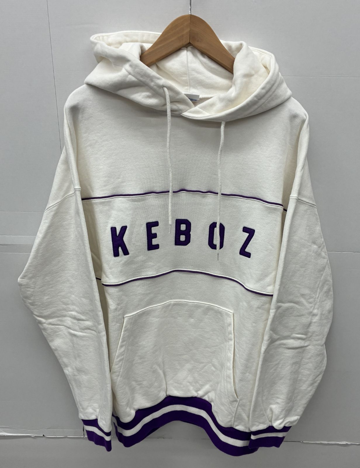 Keboz◇パーカー/L/コットン/WHT// 【公式通販】