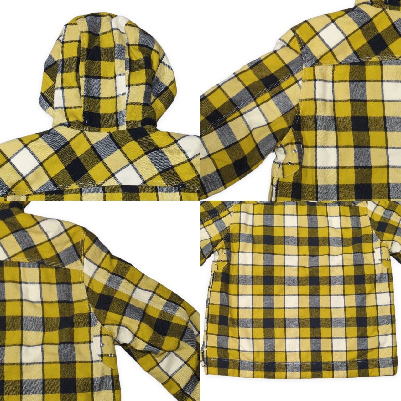 DIESEL ディーゼル チェック柄 ジップパーカー メンズ Lサイズ