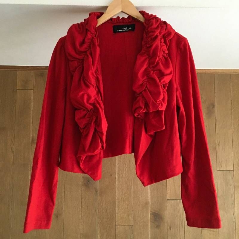 美品 tricot COMME des GARCONSトリココムデギャルソン 装飾 ジャケット カーディガン AD1991