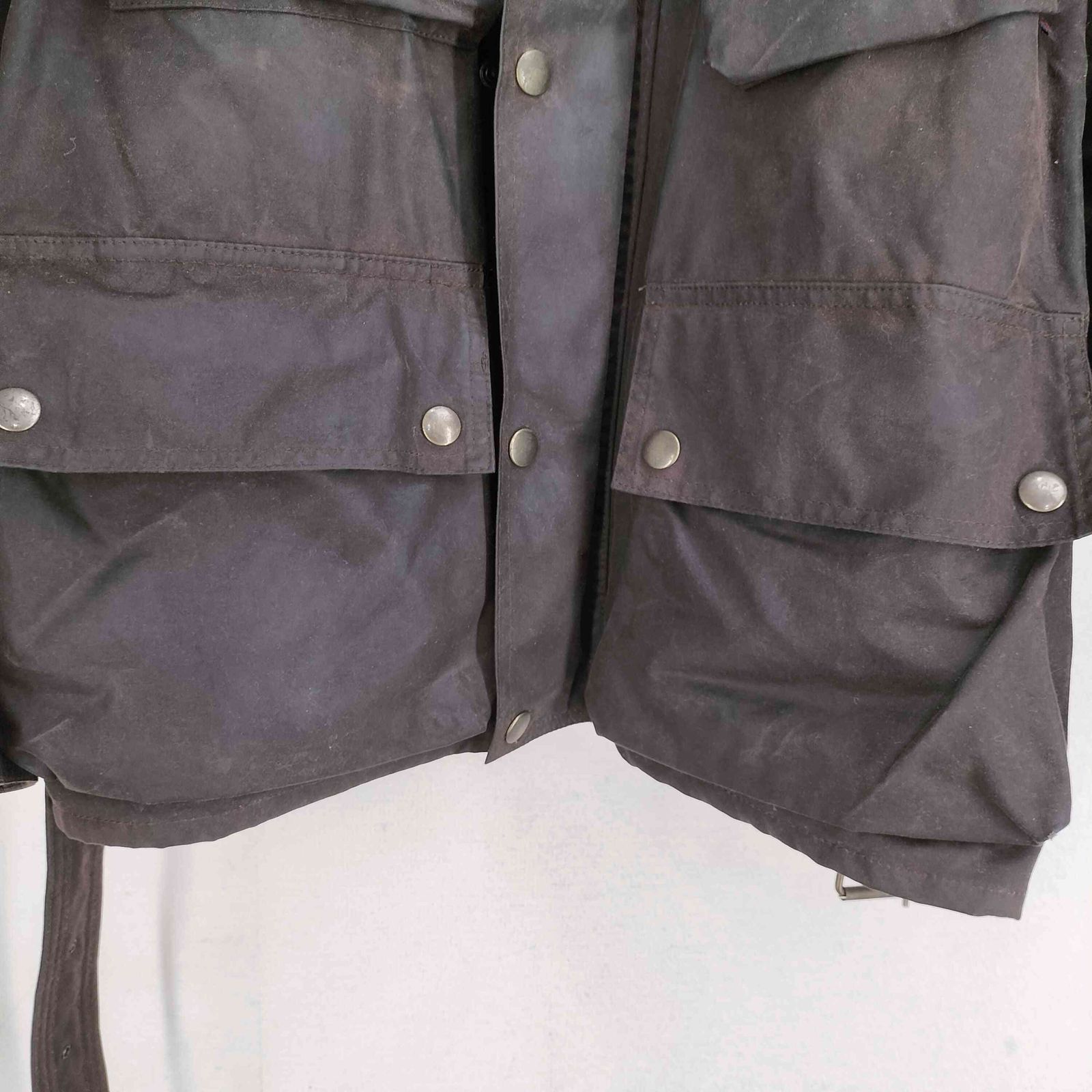 ベルスタッフ Belstaff イタリア製 裏地チェック オイルド トライアル 