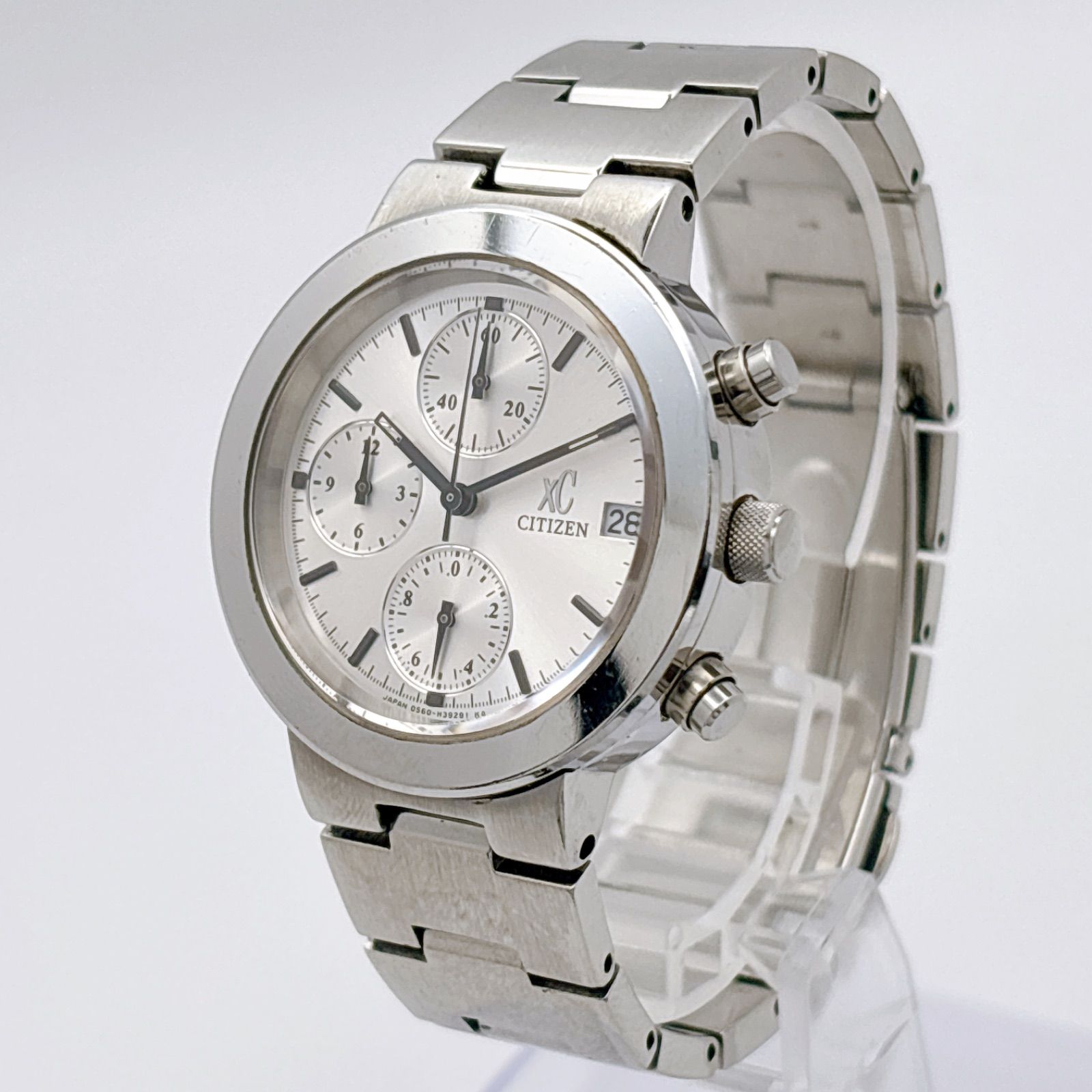 CITIZEN XC クロスシー 0560-H22871 クロノグラフ レディース クォーツ 新品電池交換済 293