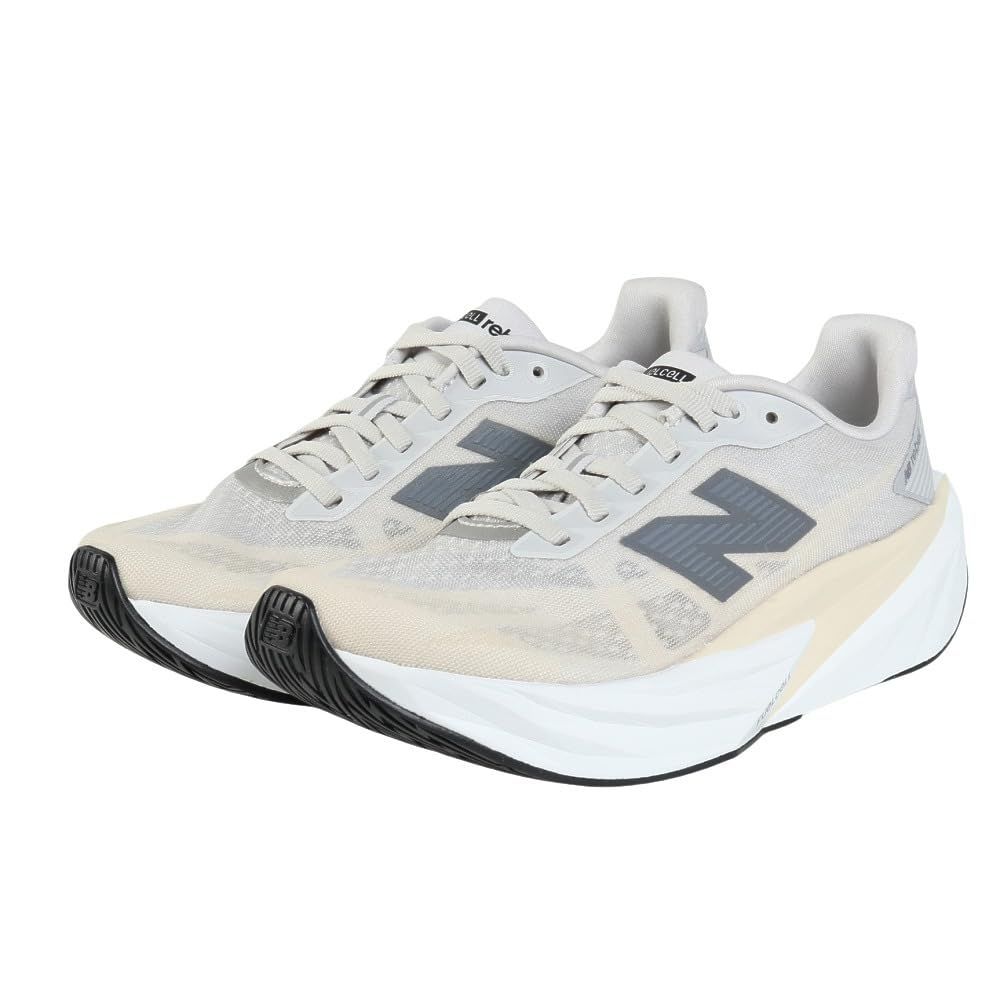 ニューバランス（new balance） ランニングシューズ トレーニングシューズ 部活 フューエルセル レベル v5 グレー ホワイト WFCXLX5B （グレー×ホワイト/２５．０/Lady's）
