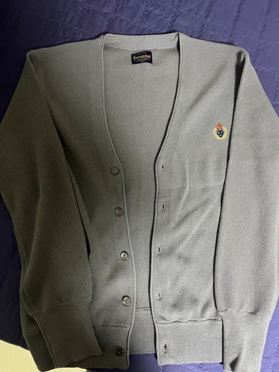 ヘリテイジフロース カーディガン オリーブ S