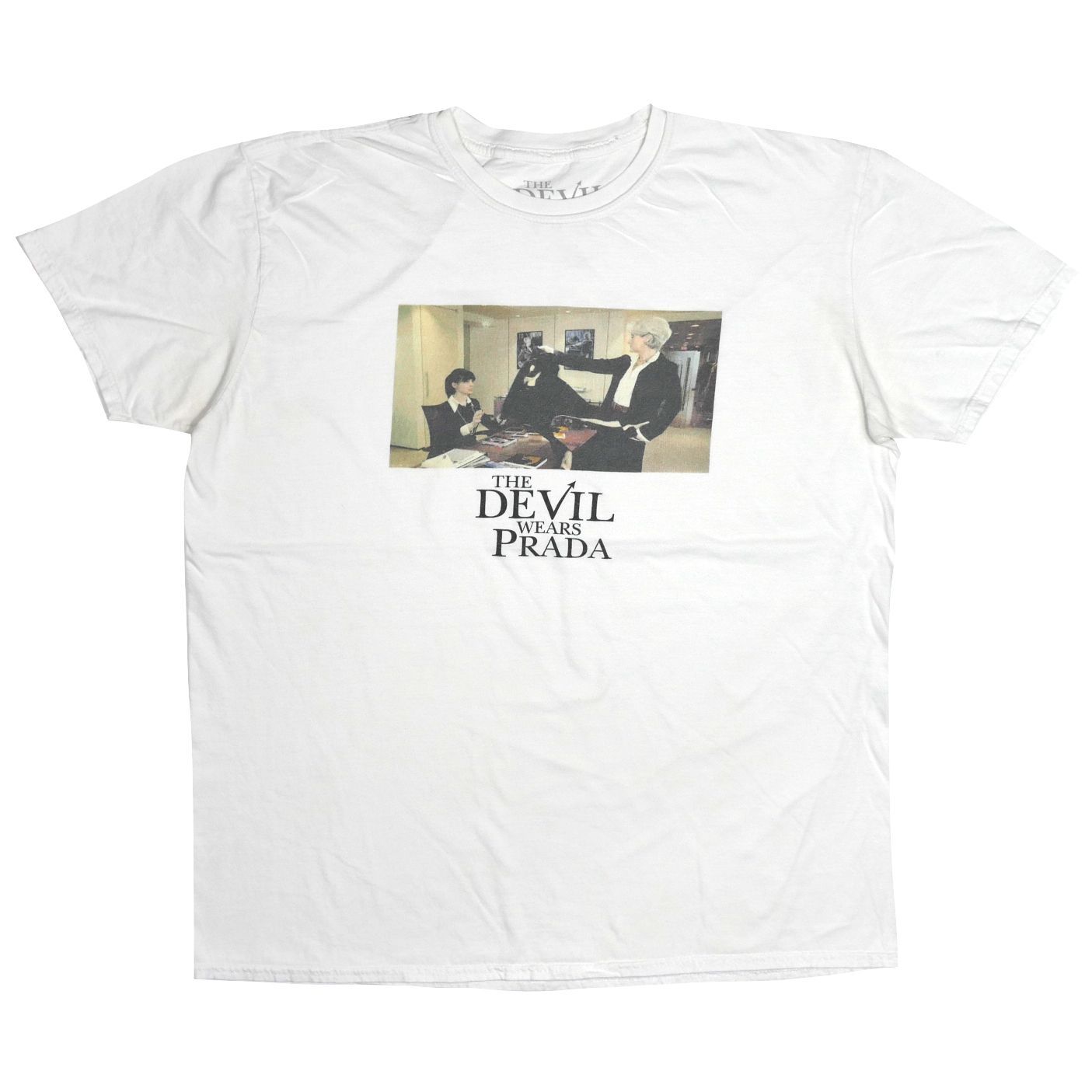 L】映画 プラダを着た悪魔 フォト Tシャツ アンディ ミランダ アン 