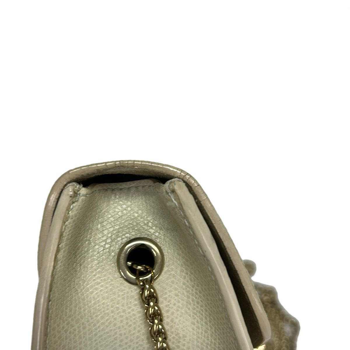 FURLA(フルラ) ショルダーバッグ メトロポリス 白 チェーンショルダー レザー