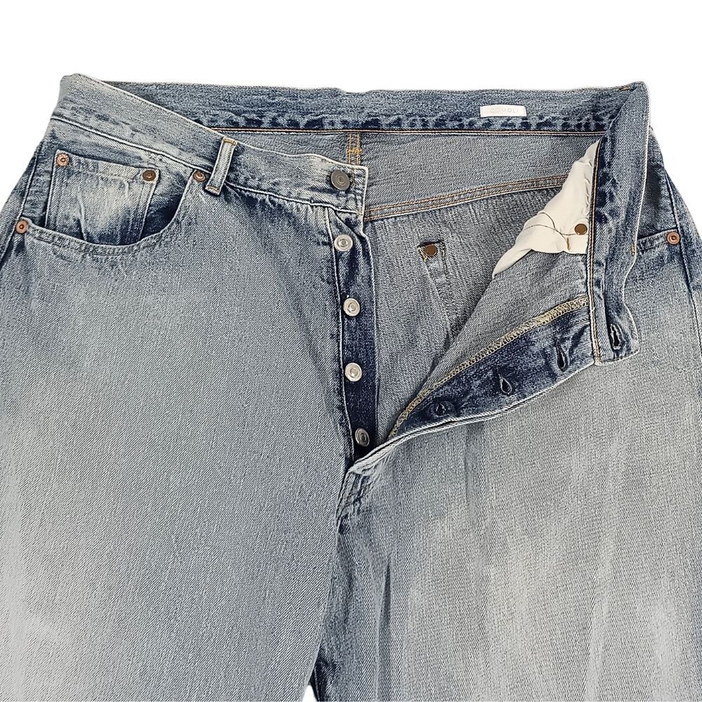 COMOLI コモリ X01-03004 デニム 5Pパンツ BLEACH デニムパンツ