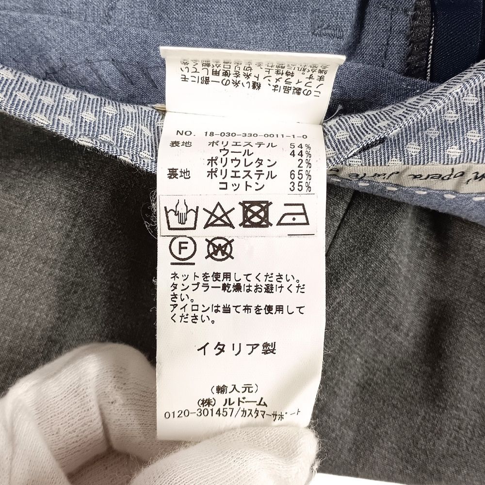 GERMANO for EDIFICE ジェルマーノ スラックス パンツ グレー サイズ44