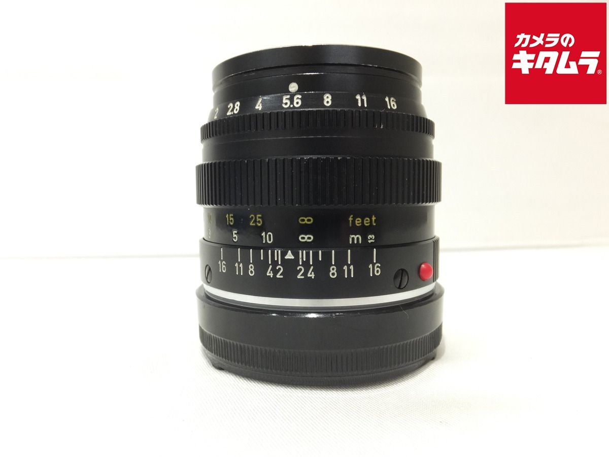 【中古】 【並品】 ライカ ズミルックスM 50mm F1.4 E43 ブラッククローム＆ブラックペイントハイブリッド