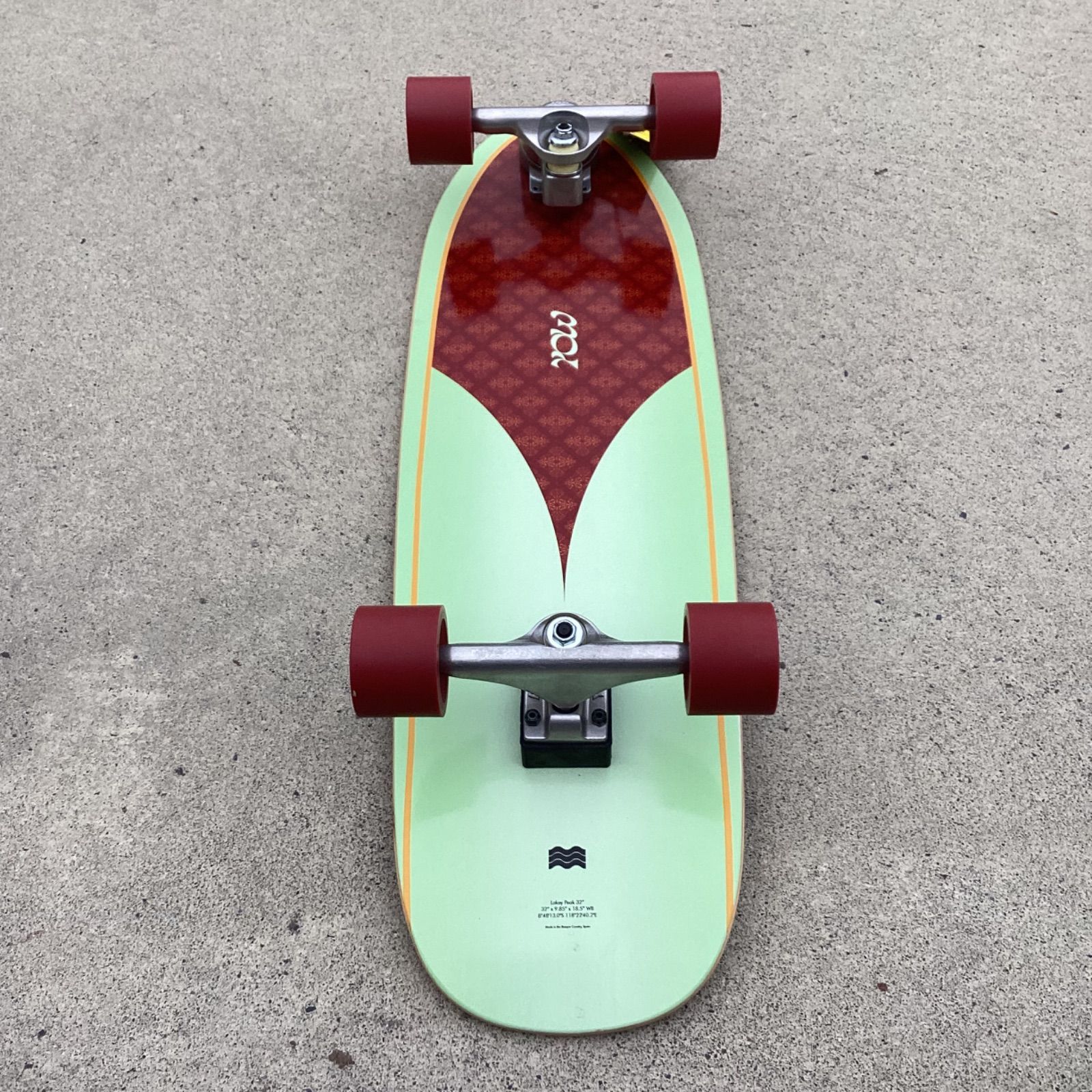 新品未使用品] YOW ヤウ ロング スケートボード コンプリート 32.0inch