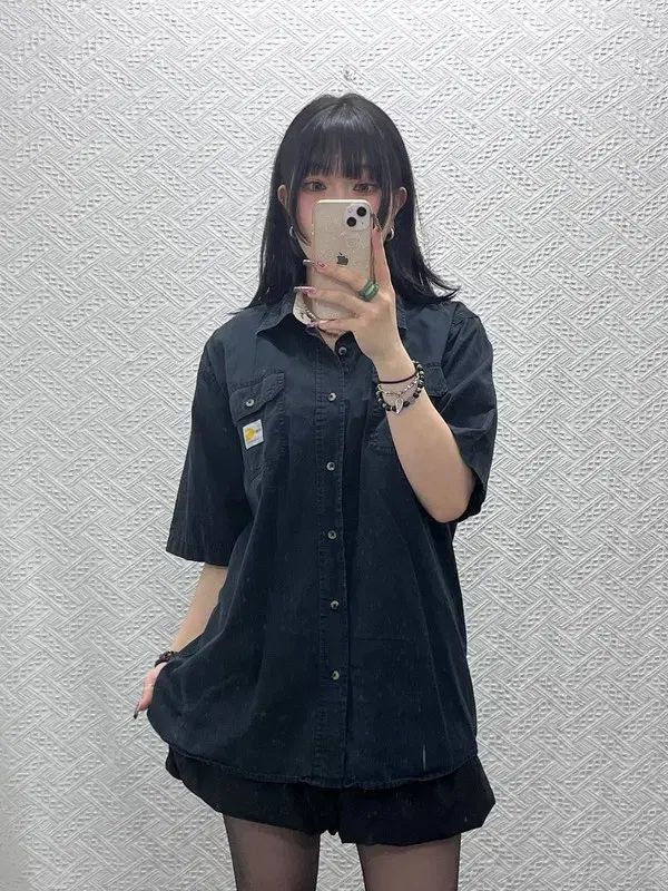 Carhartt カーハート ヴィンテージ カジュアル レトロ オーバーサイズ ウォーク シャツ L C11840
