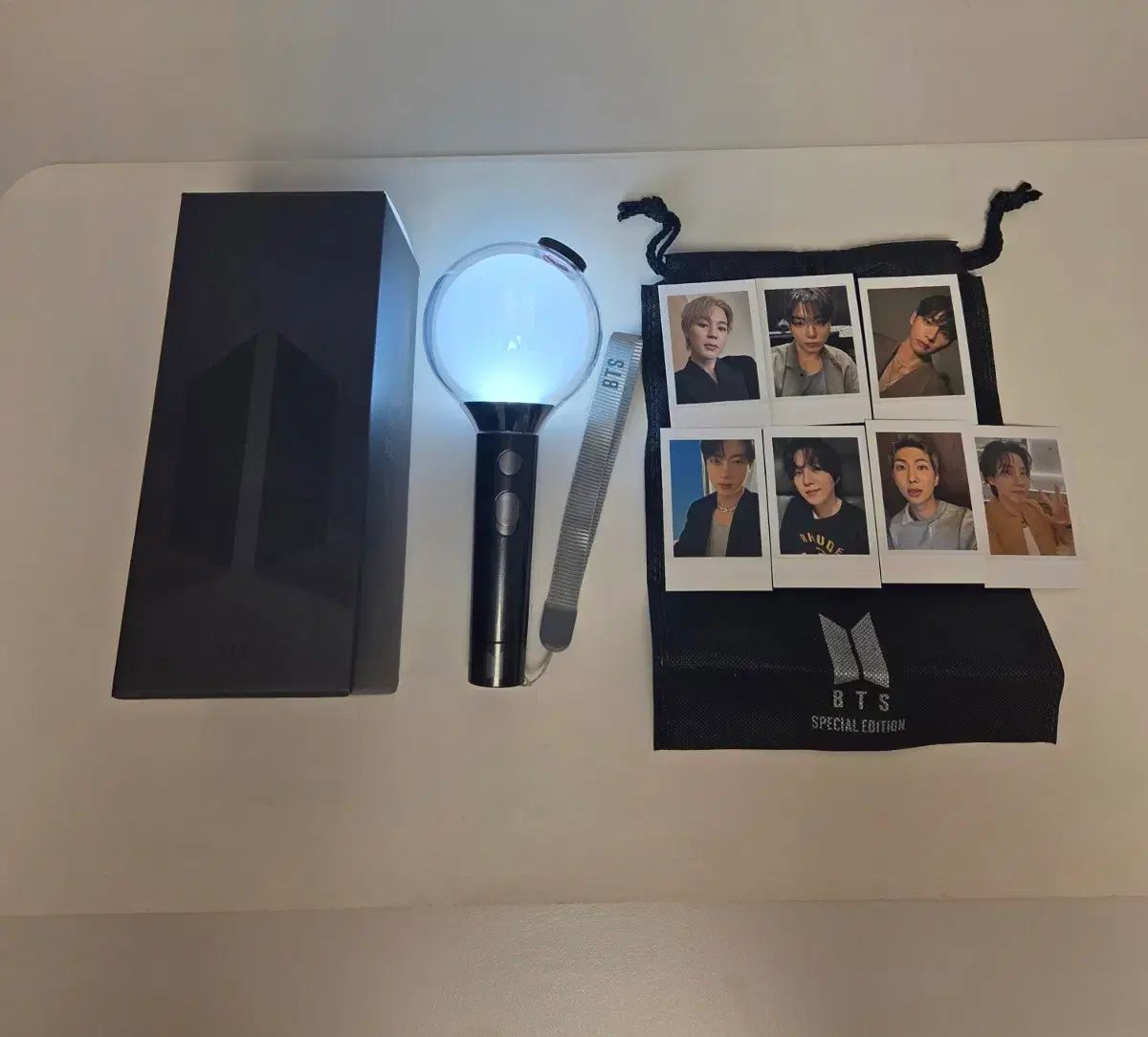 (アミボム Ver.4 トレカ付き フルセット) BTS アミボム se밤 スエ밤 ペンライト スペシャルエディション