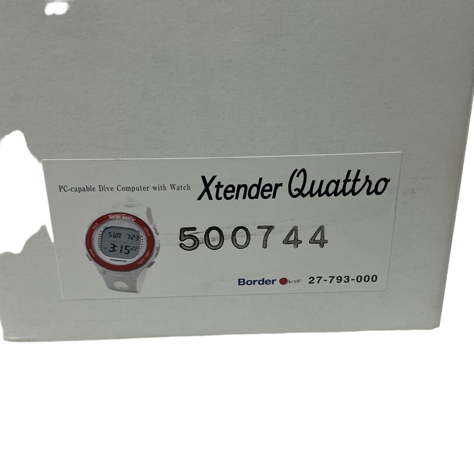 SCUBAPRO Xtender Quattro DW40-4A10 ホワイト ダイブコンピュータ