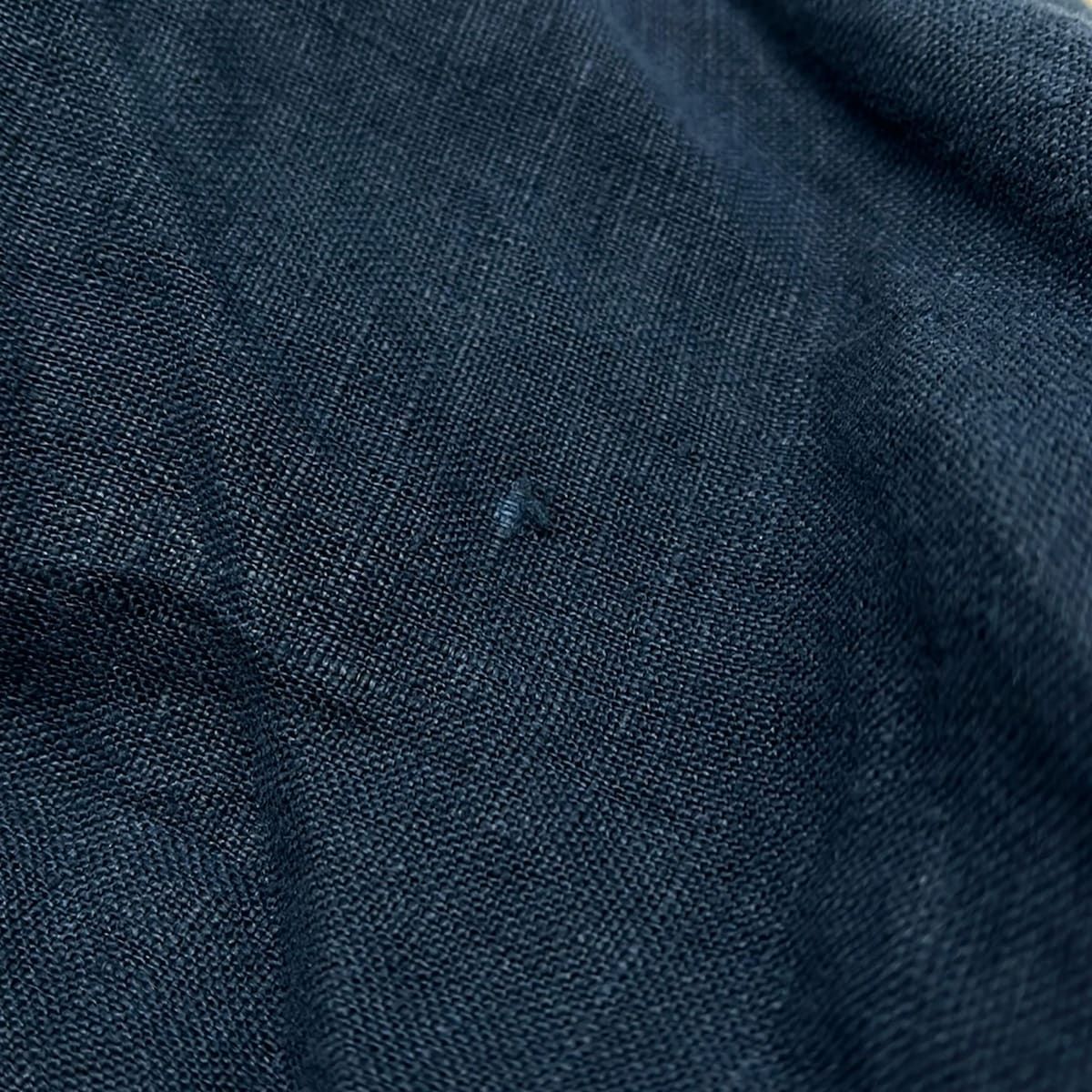 POLObyRalphLauren(ポロラルフローレン) ワンピース サイズ4 S レディース美品 - ダークネイビー 半袖/ロング/麻/カシュクール POLObyRalphLauren(ポロラルフローレン) ワンピース サイズ4 S レディース美品 - ダークネイビー 半袖/ロング/麻/カシュクール