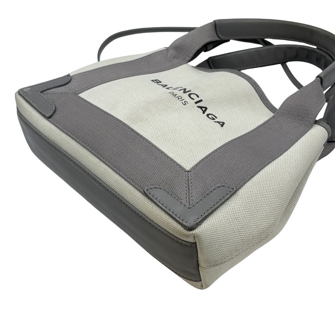 BALENCIAGA バレンシアガ ネイビーカバス XS トートバッグ 2way