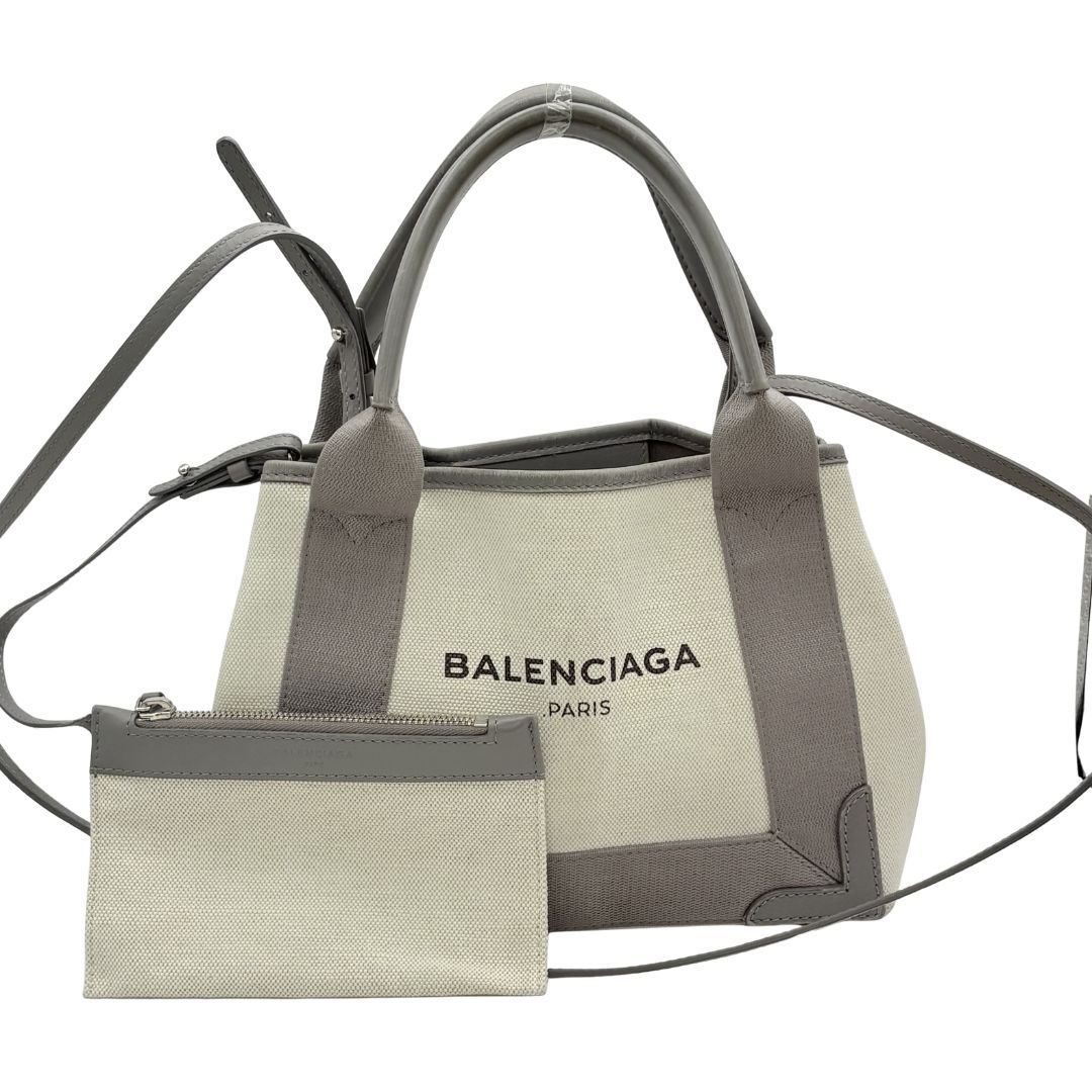 BALENCIAGA バレンシアガ ネイビーカバス XS トートバッグ 2way