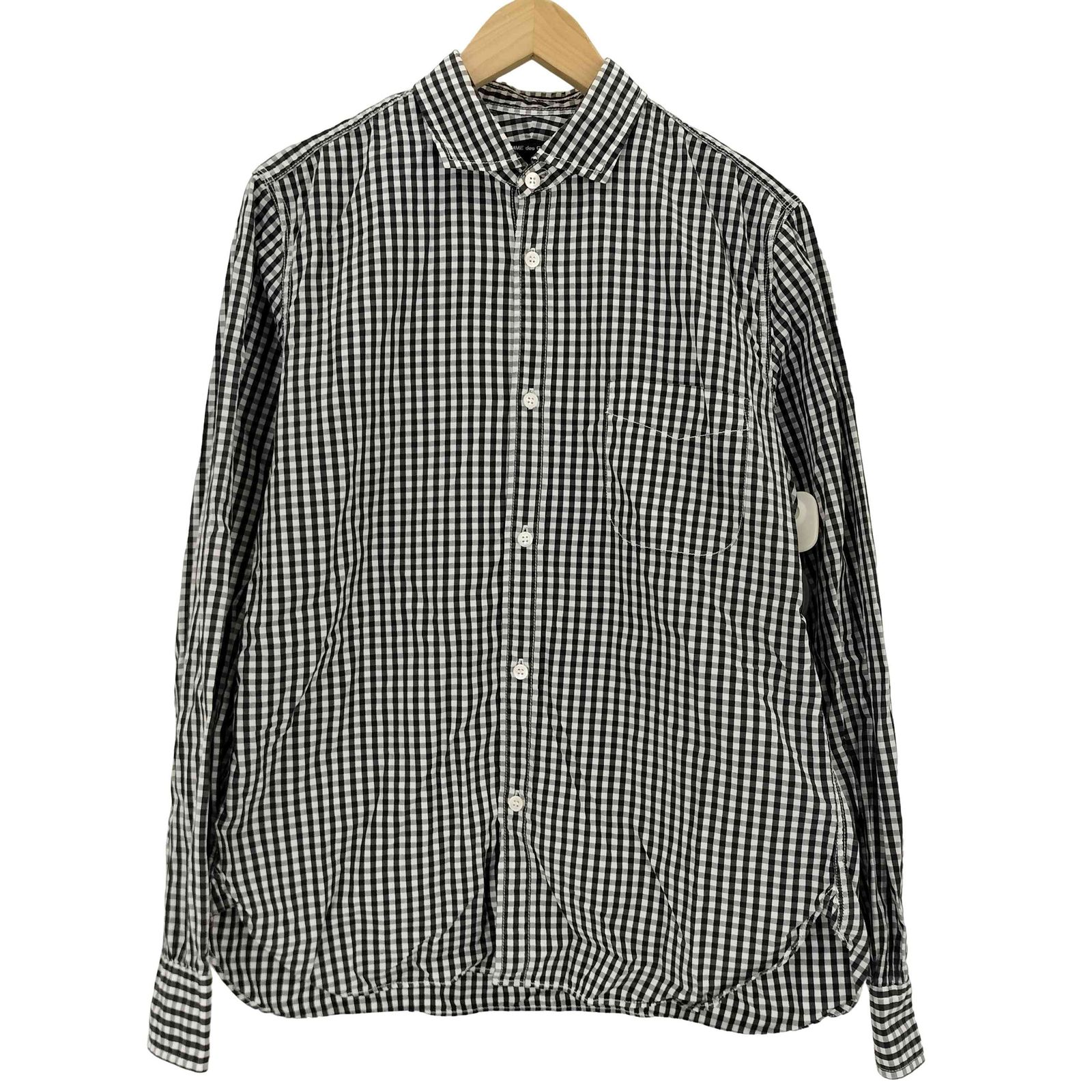コムデギャルソンオム COMME des GARCONS HOMME レギュラーカラーギンガムチェックシャツ メンズ JPN：M
