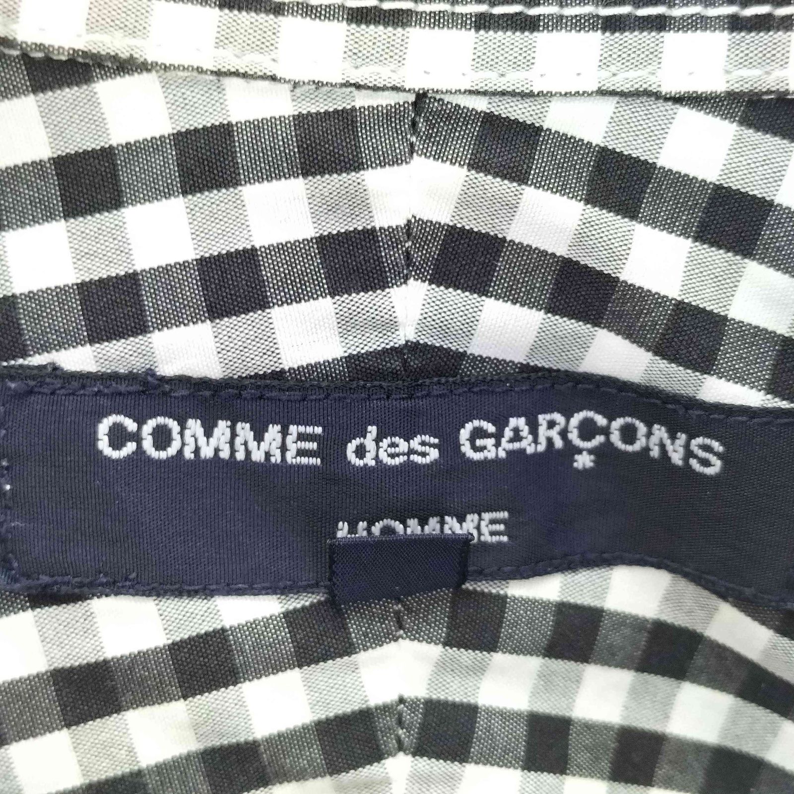 コムデギャルソンオム COMME des GARCONS HOMME レギュラーカラーギンガムチェックシャツ メンズ JPN：M