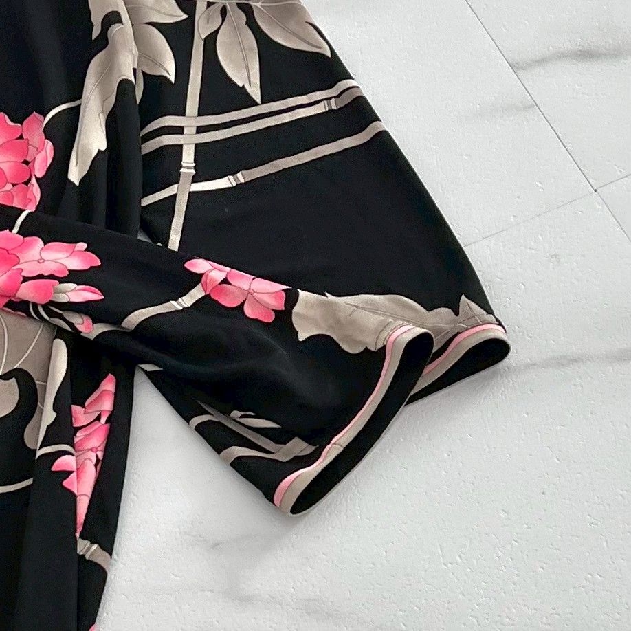 美品✨最高級ライン✨LEONARD PARIS レオナールパリ シルク100% フリル