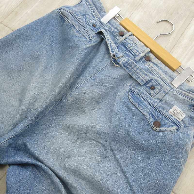アナクロノーム anachronorm 34 デニムパンツ ジーンズ Gパン シンチバック ワーク ぺインター ヴィンテージ加工 ダメージ インディゴ ボトムス アナクロノーム anachronorm 34 デニムパンツ ジーンズ Gパン シンチバック ワーク ぺインター ヴィンテージ加工 ダメージ インディゴ ボトムス