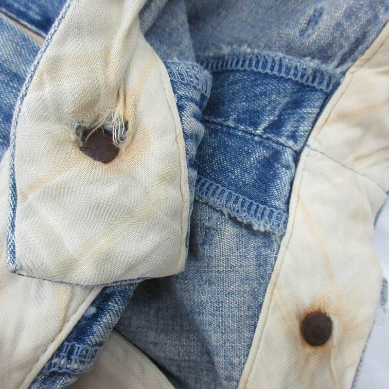 アナクロノーム anachronorm 34 デニムパンツ ジーンズ Gパン シンチバック ワーク ぺインター ヴィンテージ加工 ダメージ インディゴ ボトムス アナクロノーム anachronorm 34 デニムパンツ ジーンズ Gパン シンチバック ワーク ぺインター ヴィンテージ加工 ダメージ インディゴ ボトムス