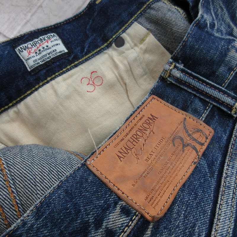 アナクロノーム anachronorm 36 デニムパンツ ジーンズ Gパン HOPE ヴィンテージ加工 リペア ダメージ ぺインター ワーク インディゴ ブルー ボトムス アナクロノーム anachronorm 36 デニムパンツ ジーンズ Gパン HOPE ヴィンテージ加工 リペア ダメージ ぺインター ワーク インディゴ ブルー ボトムス