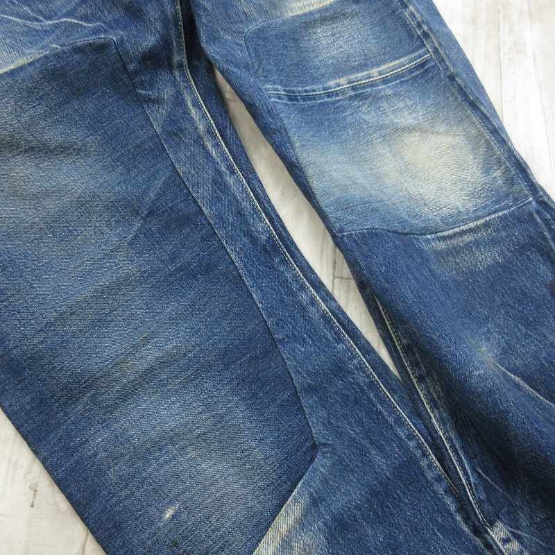 アナクロノーム anachronorm 36 デニムパンツ ジーンズ Gパン HOPE ヴィンテージ加工 リペア ダメージ ぺインター ワーク インディゴ ブルー ボトムス アナクロノーム anachronorm 36 デニムパンツ ジーンズ Gパン HOPE ヴィンテージ加工 リペア ダメージ ぺインター ワーク インディゴ ブルー ボトムス