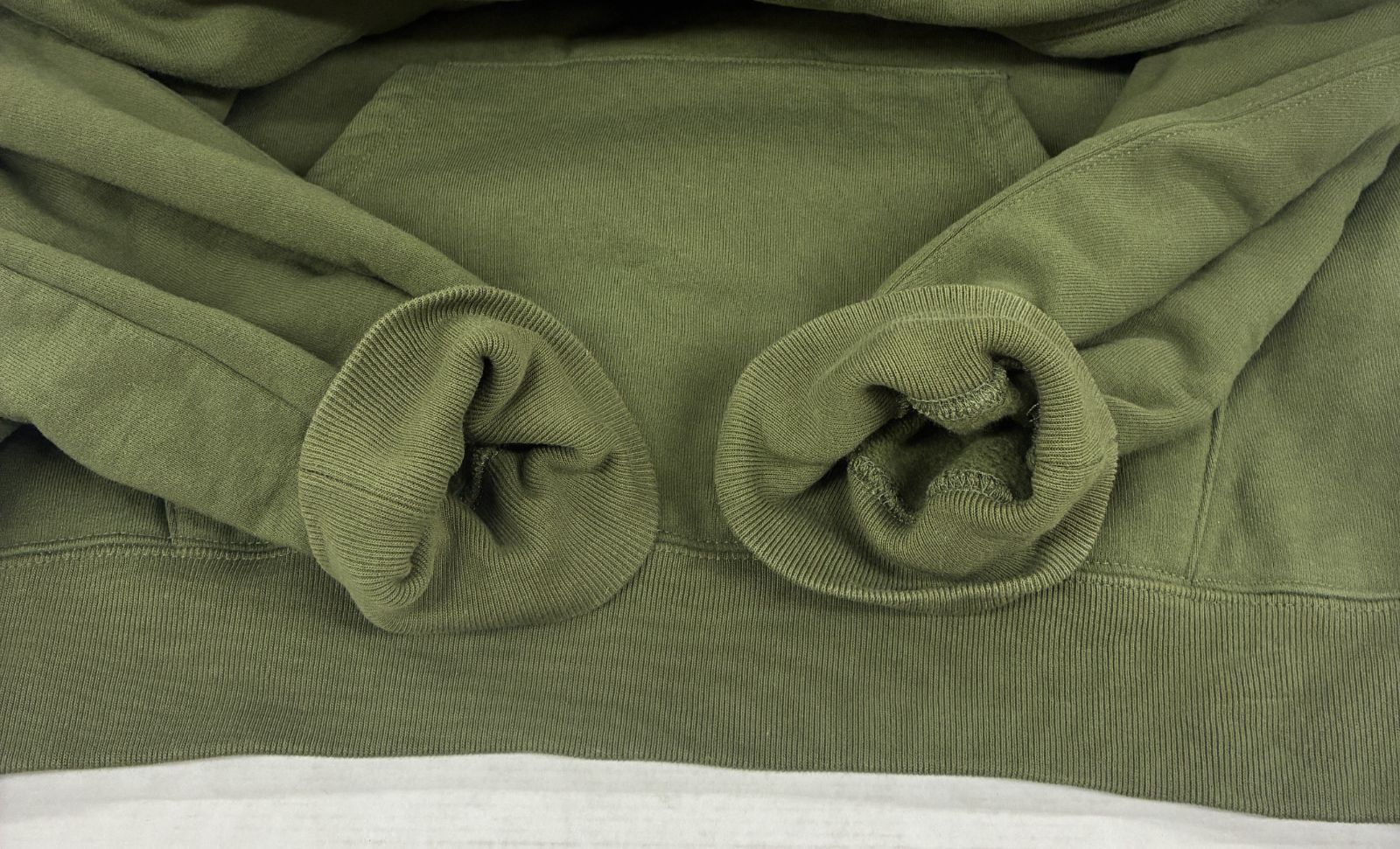 中古 Supreme 22ss Beaded Hooded Sweatshirt Olive Mサイズ 