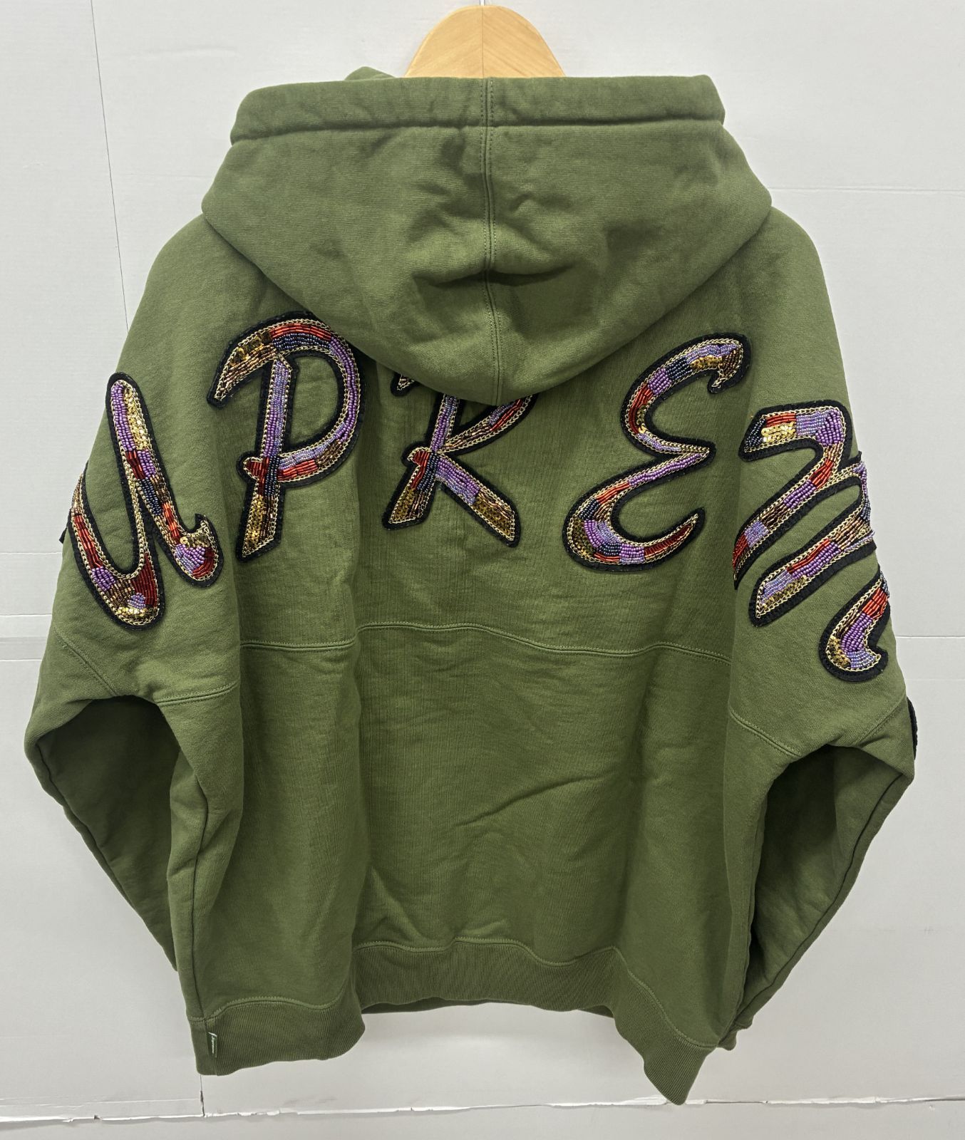 XXL Supreme Beaded Cards Sweater 緑 新品 中古 Supreme 22ss Beaded 