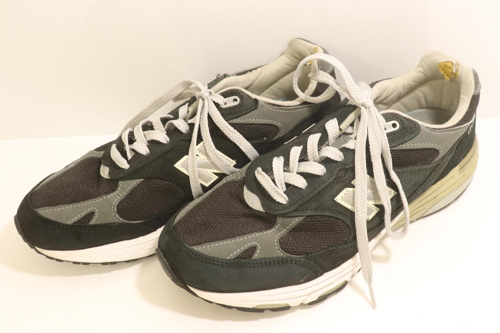 【中古】 NEW BALANCE メンズスニーカー 29 MR993BK スニーカー NEW BALANCE 29 茶 ブラウン ロゴ