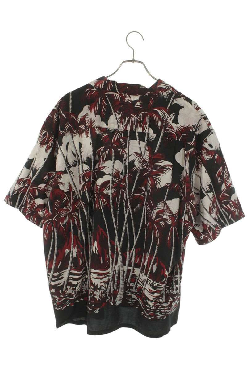 クーティー Palm Tree Open-Neck S/S Shirt パームツリー総柄オープンカラー半袖シャツ メンズ L クーティー Palm Tree Open-Neck S/S Shirt パームツリー総柄オープンカラー半袖シャツ メンズ L