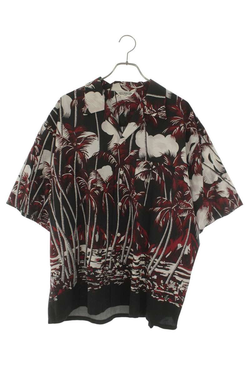 クーティー Palm Tree Open-Neck S/S Shirt パームツリー総柄オープンカラー半袖シャツ メンズ L クーティー Palm Tree Open-Neck S/S Shirt パームツリー総柄オープンカラー半袖シャツ メンズ L