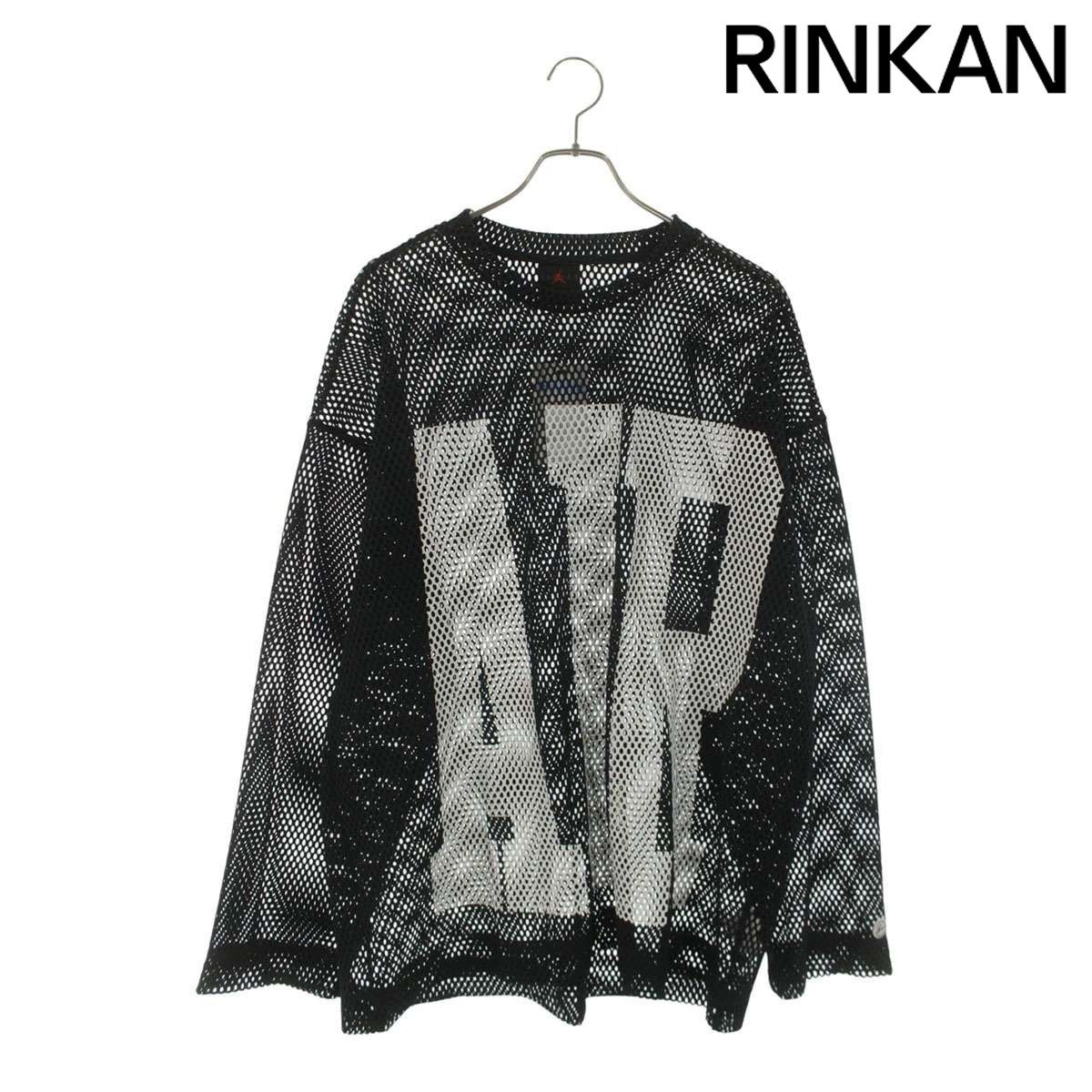 ナイキ ×フラグメントデザイン fragment design M J UNI FRAG LS JERSEY IM6560-010 ×UNIONメッシュ長袖カットソー メンズ M