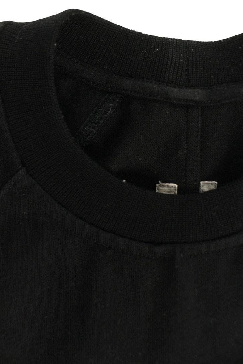 リックオウエンス RU01D3280-BA BASEBALL T コットン ベースボール長袖カットソー メンズ XS