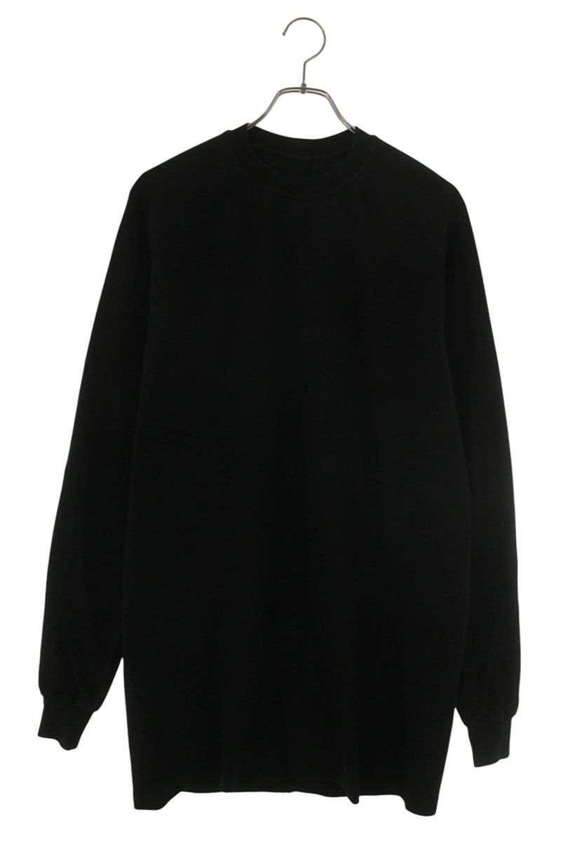 リックオウエンス RU01D3280-BA BASEBALL T コットン ベースボール長袖カットソー メンズ XS