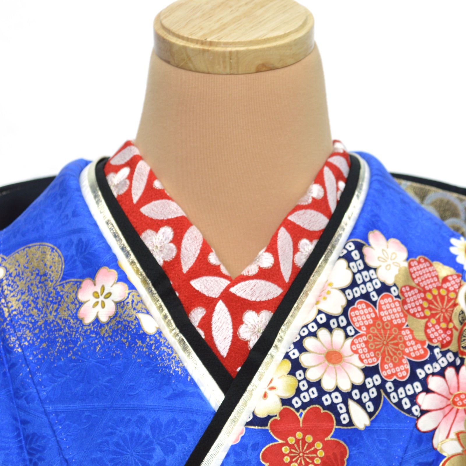 美品》正絹 振袖6点セット S〜Lサイズ 成人式 振袖セット パールトーン