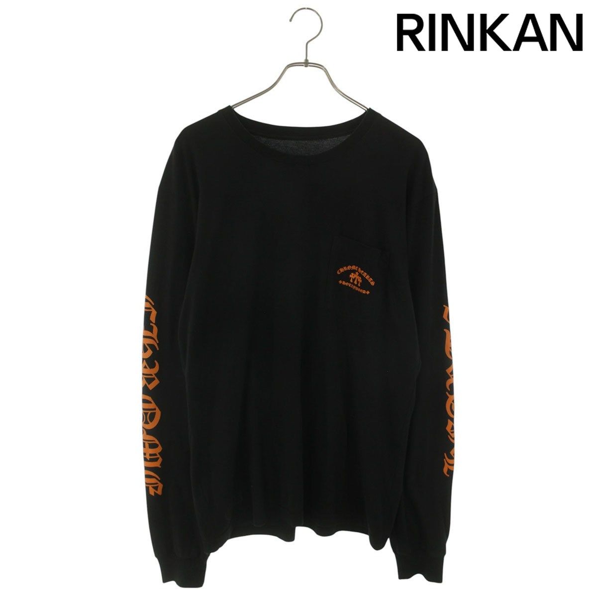 クロムハーツ CH L/S /1 セメタリークロスバックプリント長袖カットソー メンズ L
