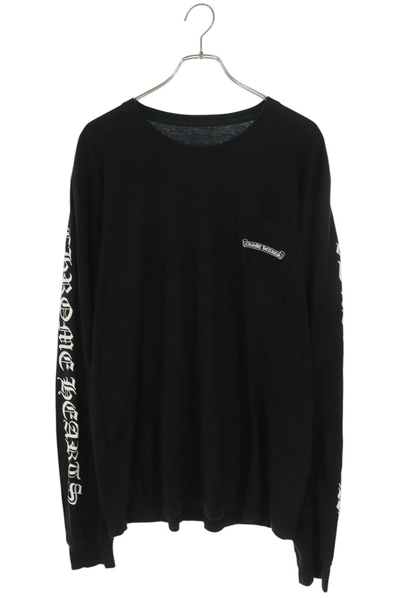クロムハーツ CH L/S /1 バックラベルロゴプリント長袖カットソー メンズ L