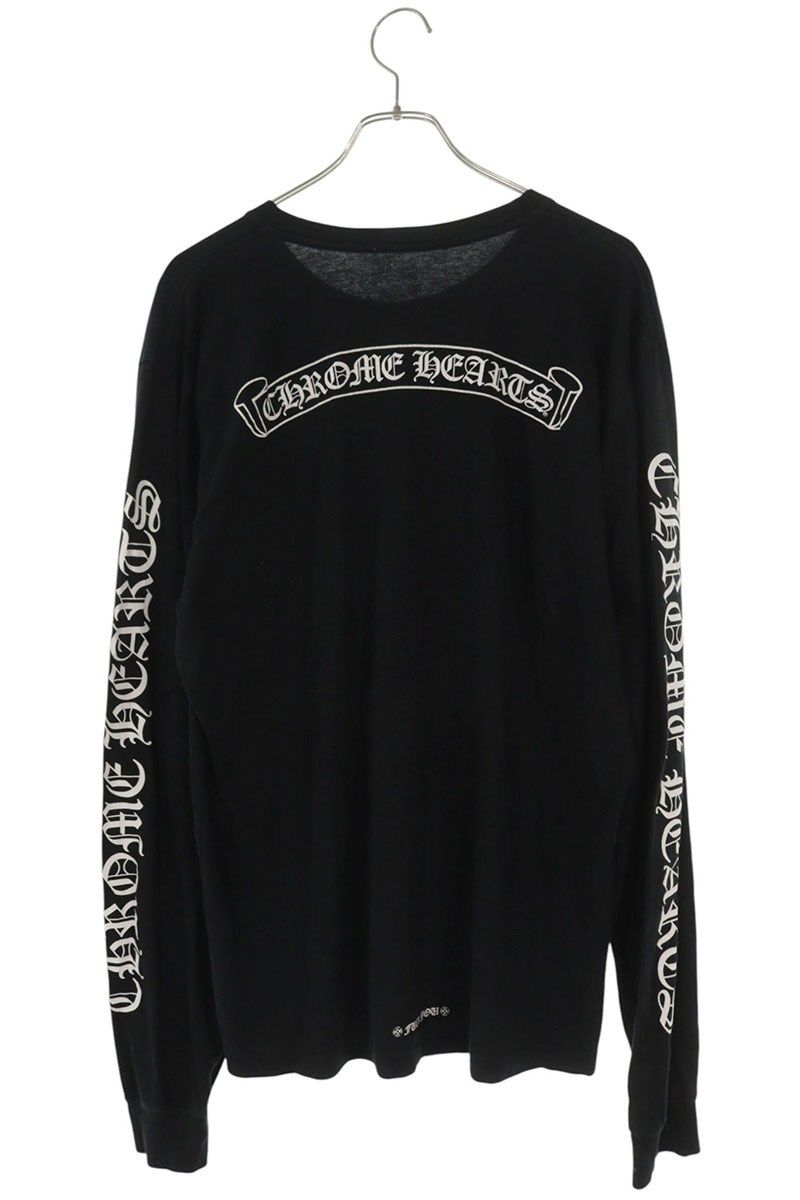 クロムハーツ CH L/S /1 バックラベルロゴプリント長袖カットソー メンズ L